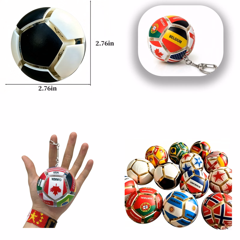Soccer Push Fidget Ball