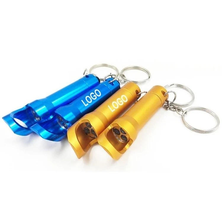 Flashlight Bottle Opener Keychain 1