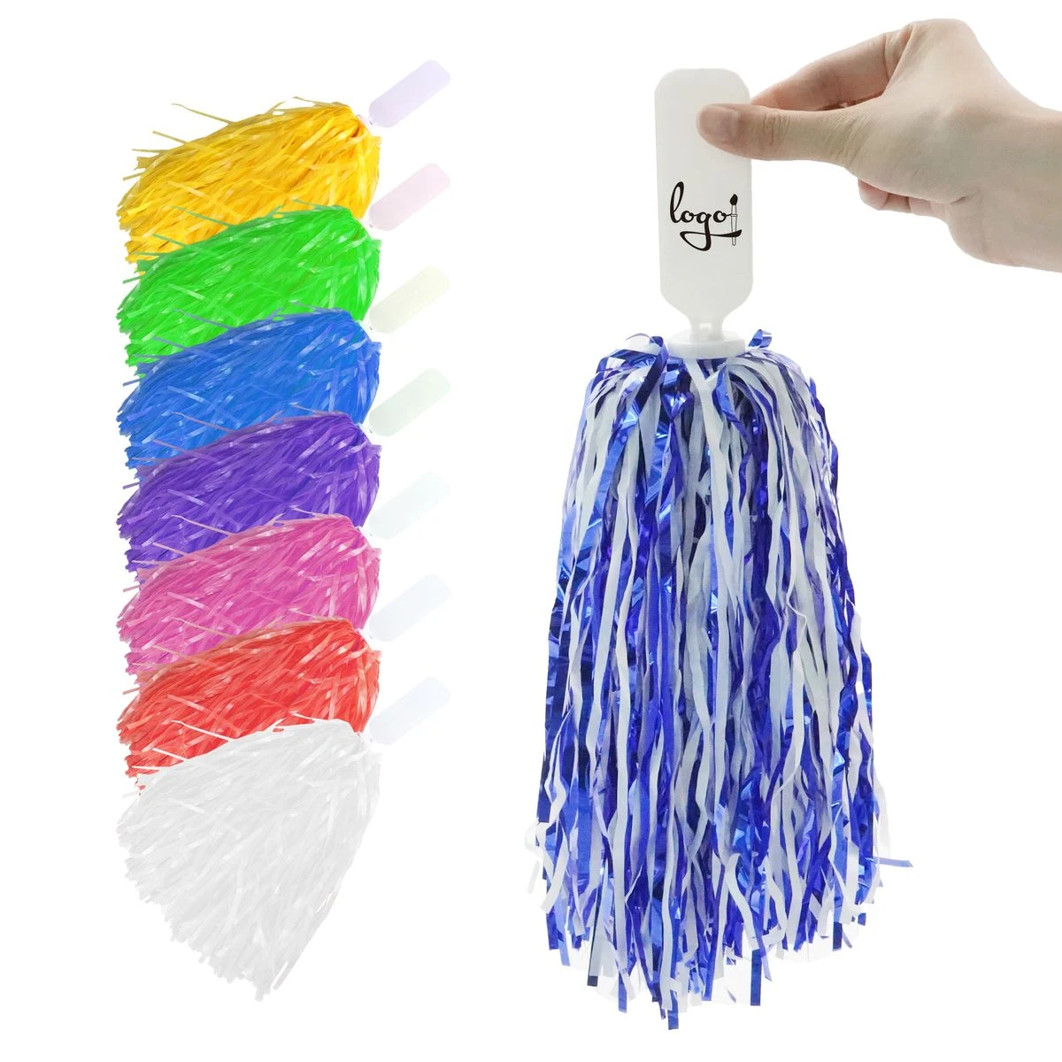 Cheerleader Poms with Handle 1