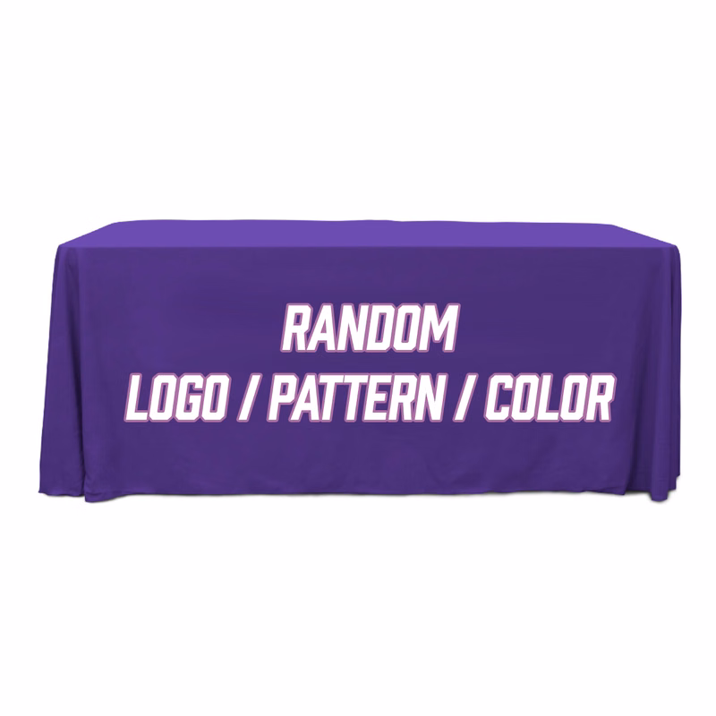 6 ft. Throw PolyPoplin™ Table Cover RANDOM SAMPLE (Dye Sub Full Cloth)