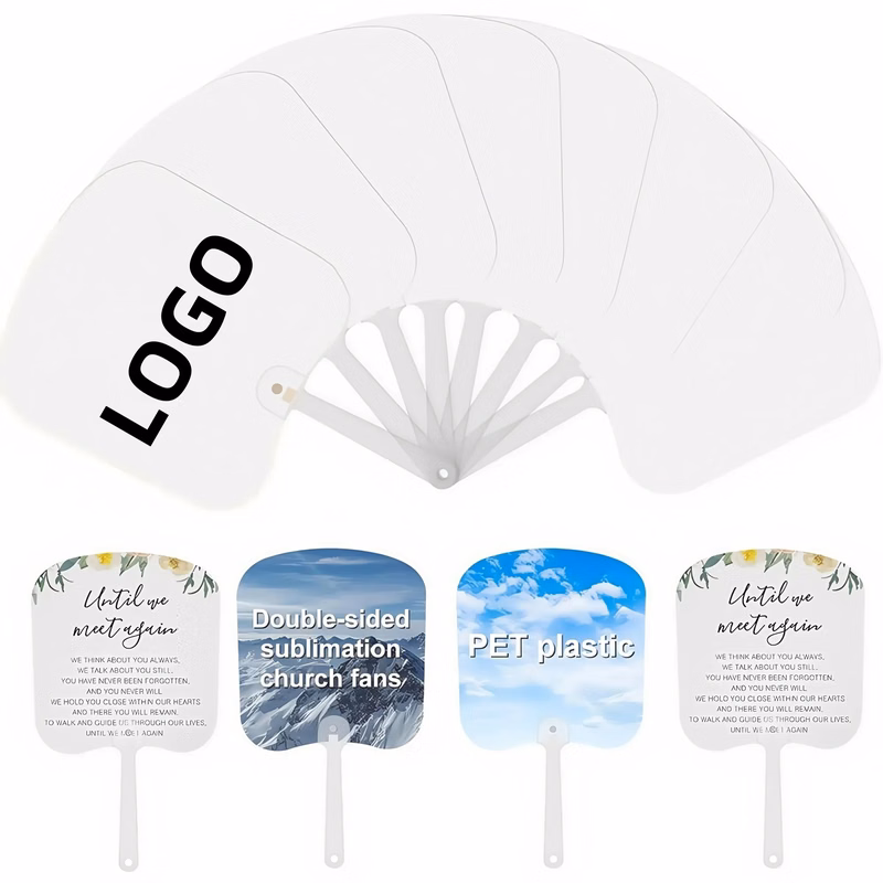 Double-Sided Dye-Sublimation Promotional Fans