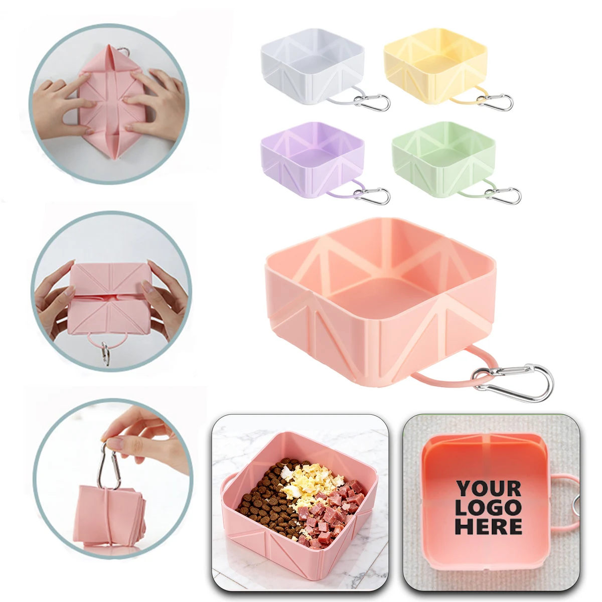 Portable Folding Pet Bowl 1