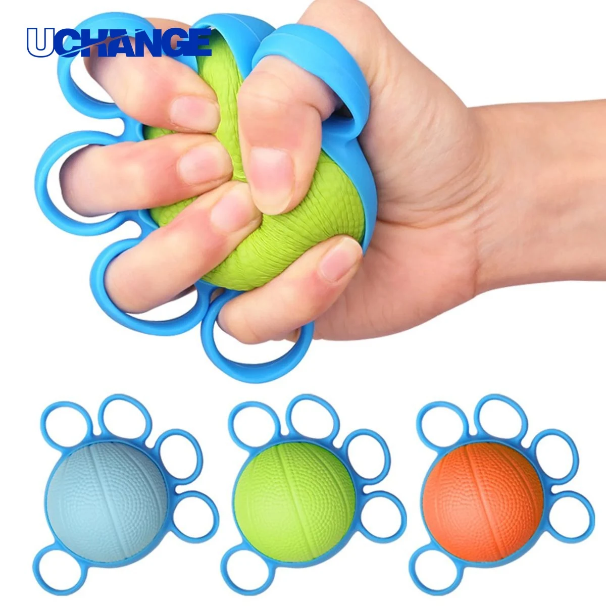 Fitness Silicone Finger Puller Hand Gripper Training Set 1