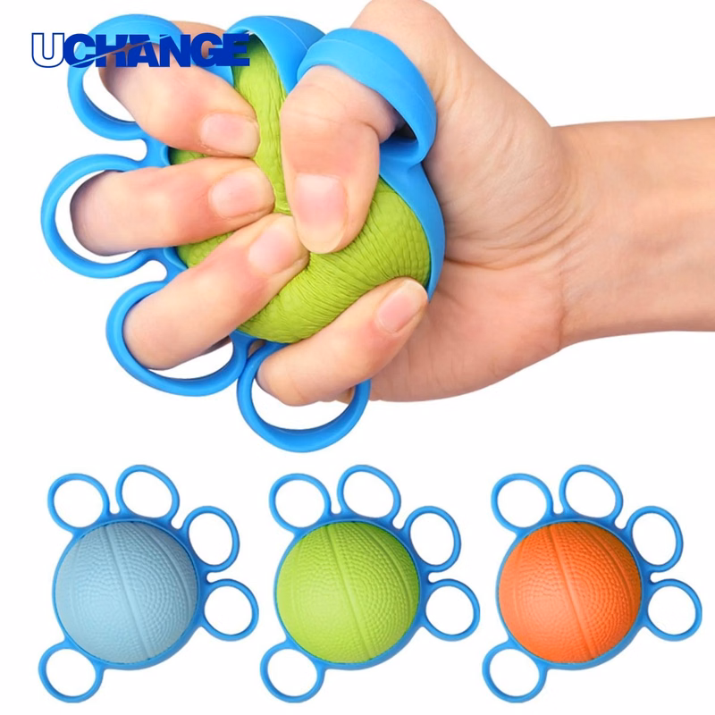 Fitness Silicone Finger Puller Hand Gripper Training Set