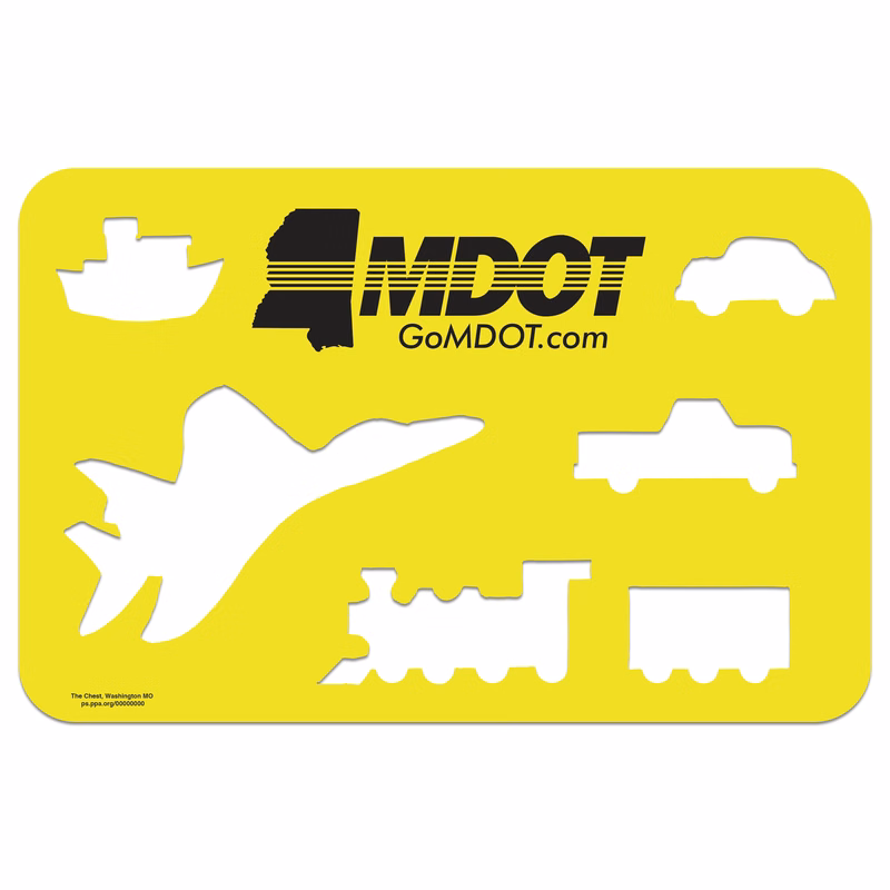 Transportation Poly Stencil