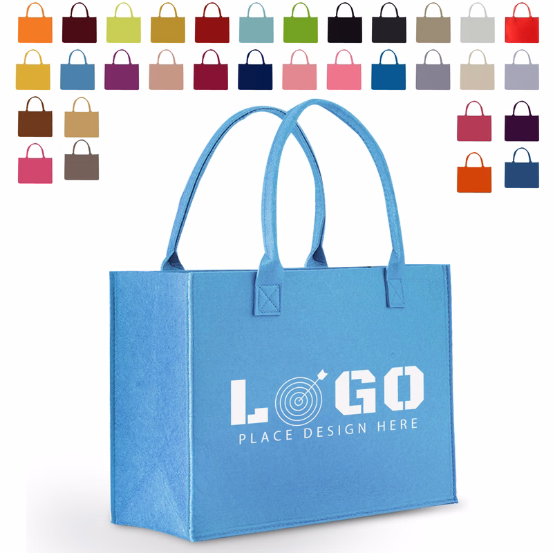 Reusable Felt Tote Bag