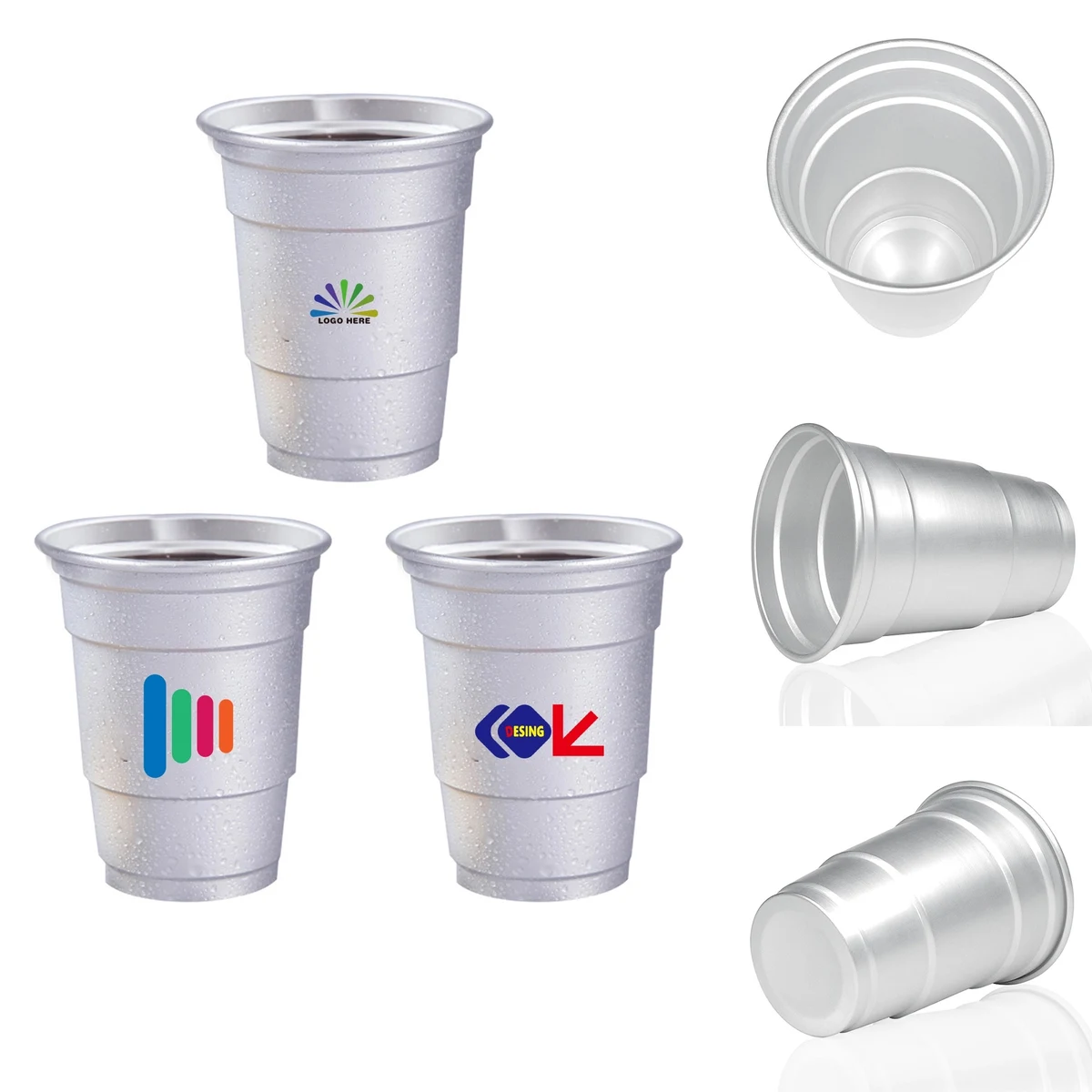16oz Aluminum Cup Full Color Logo 1