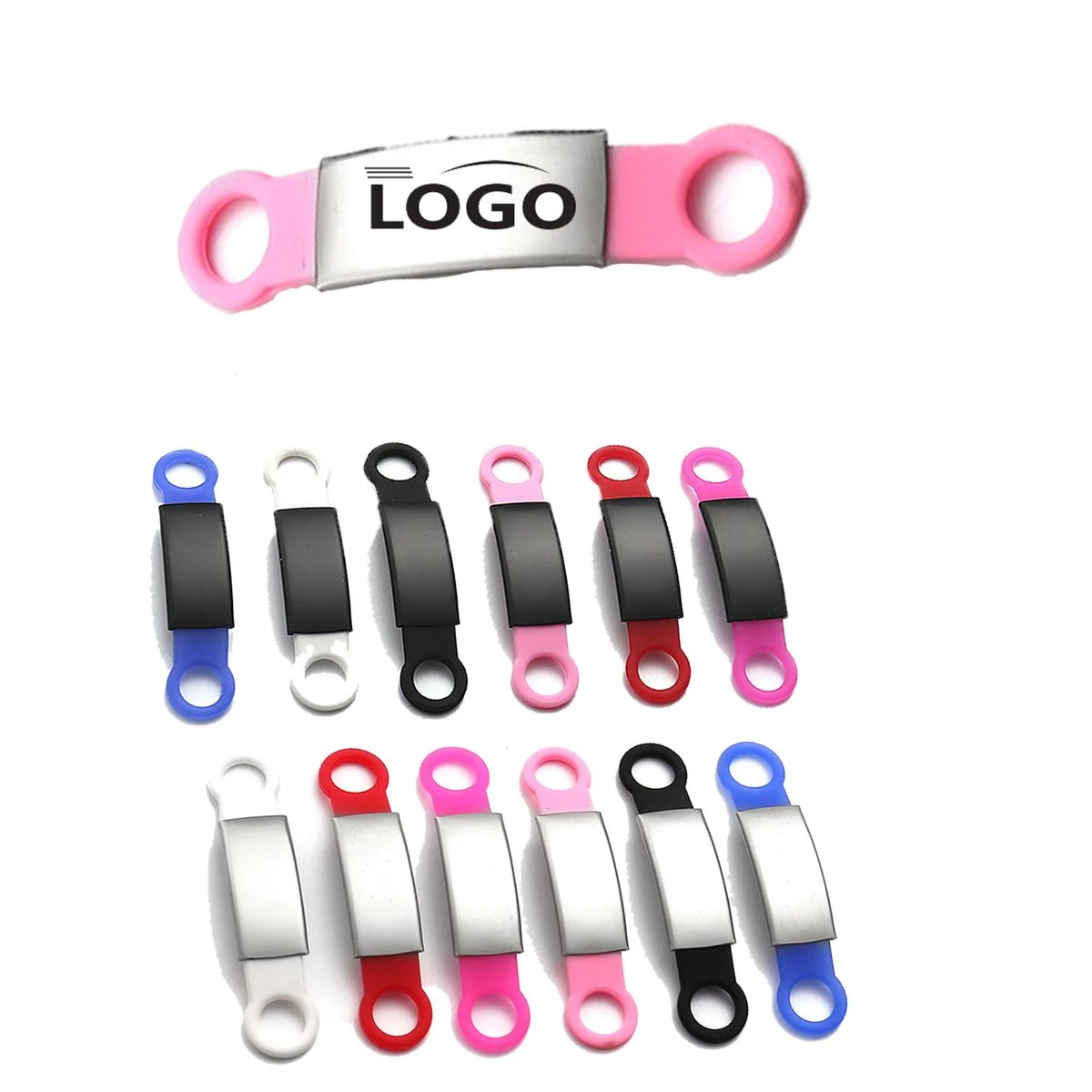 Custom Engraved Pet Safety Tag with Silicone Border for Dogs 1