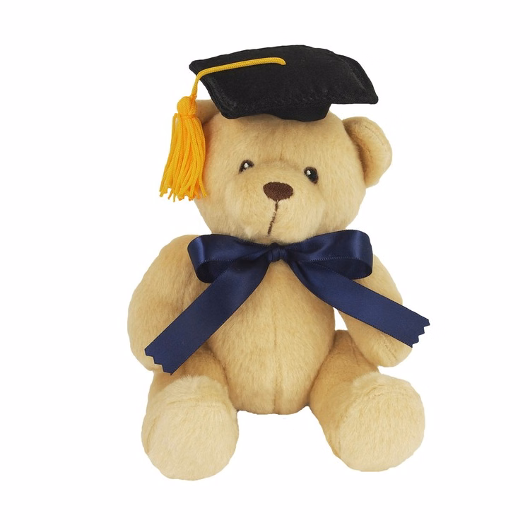 6" Honey Bear w/Grad cap and Ribbon