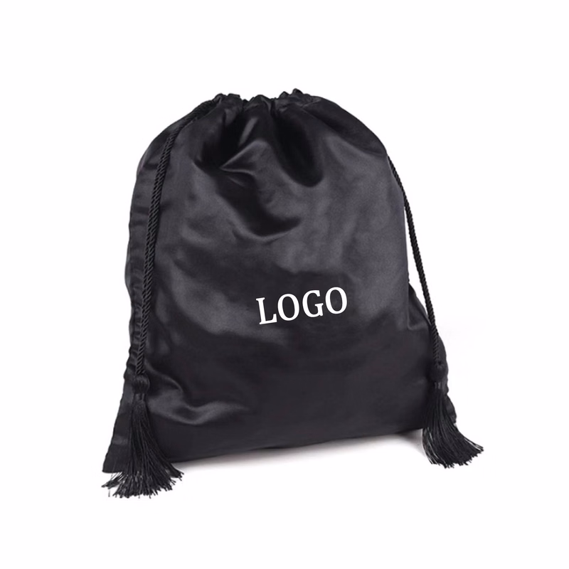Satin Drawstring Backpack