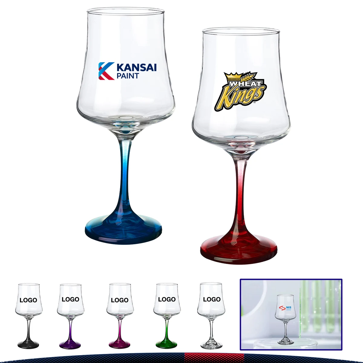 17 oz. Stemless Wine Glasses 1