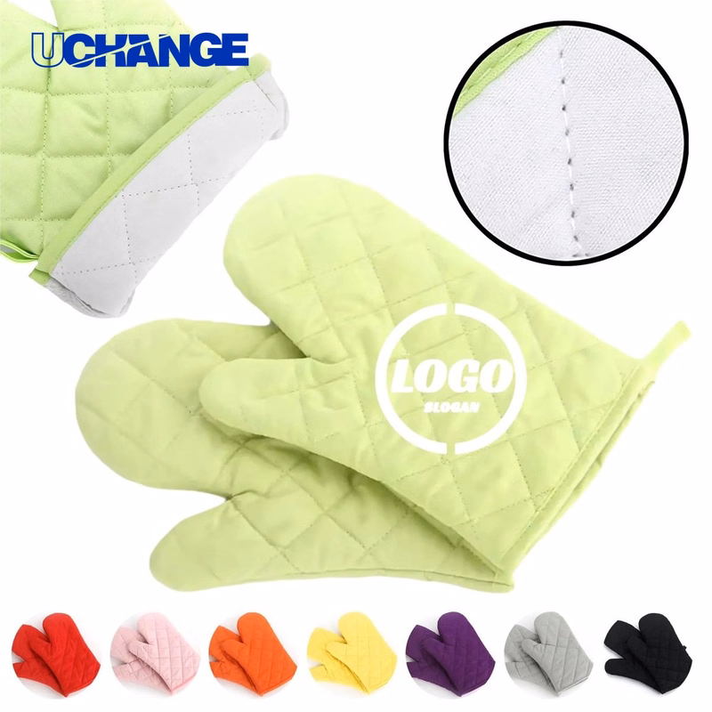 Quilted Heat Resistant Glove for Home Cooking