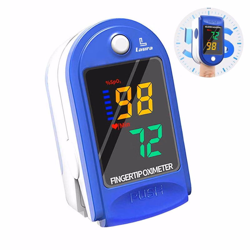 Finger clip pulse monitor oximeter