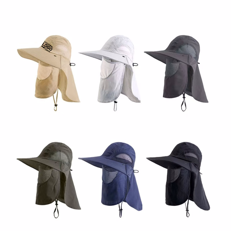 MOQ20 Wide Brim Hiking Sun Hat for Men