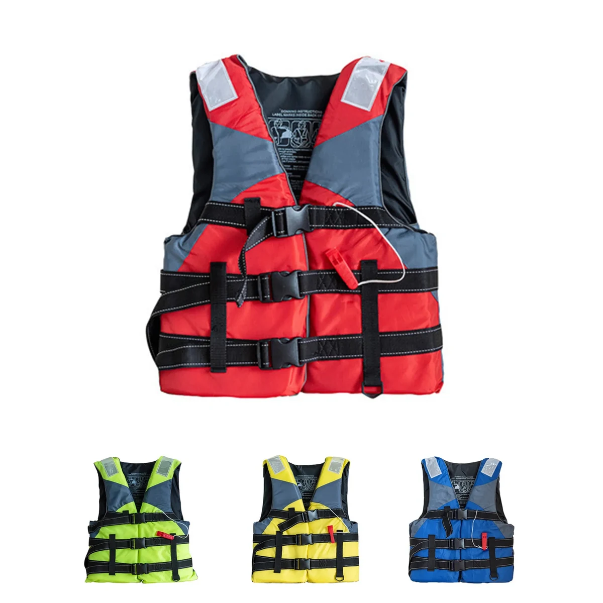 Rafting Floating Life Jacket Water Safety Rescue Vest 1