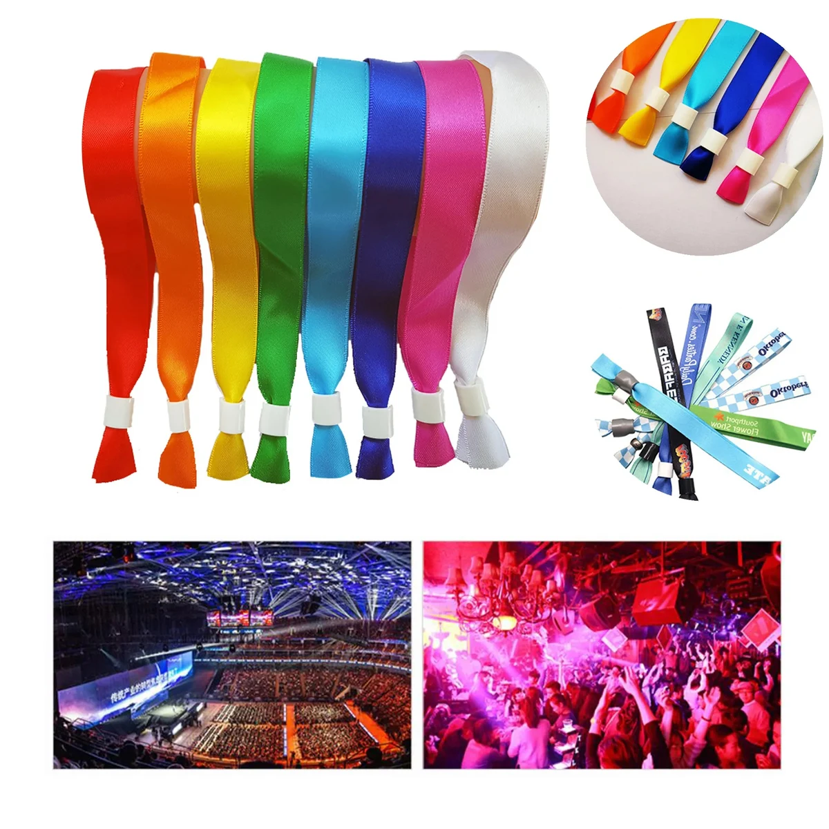 Custom Cloth Wristbands-Cloth Event Wristbands 1
