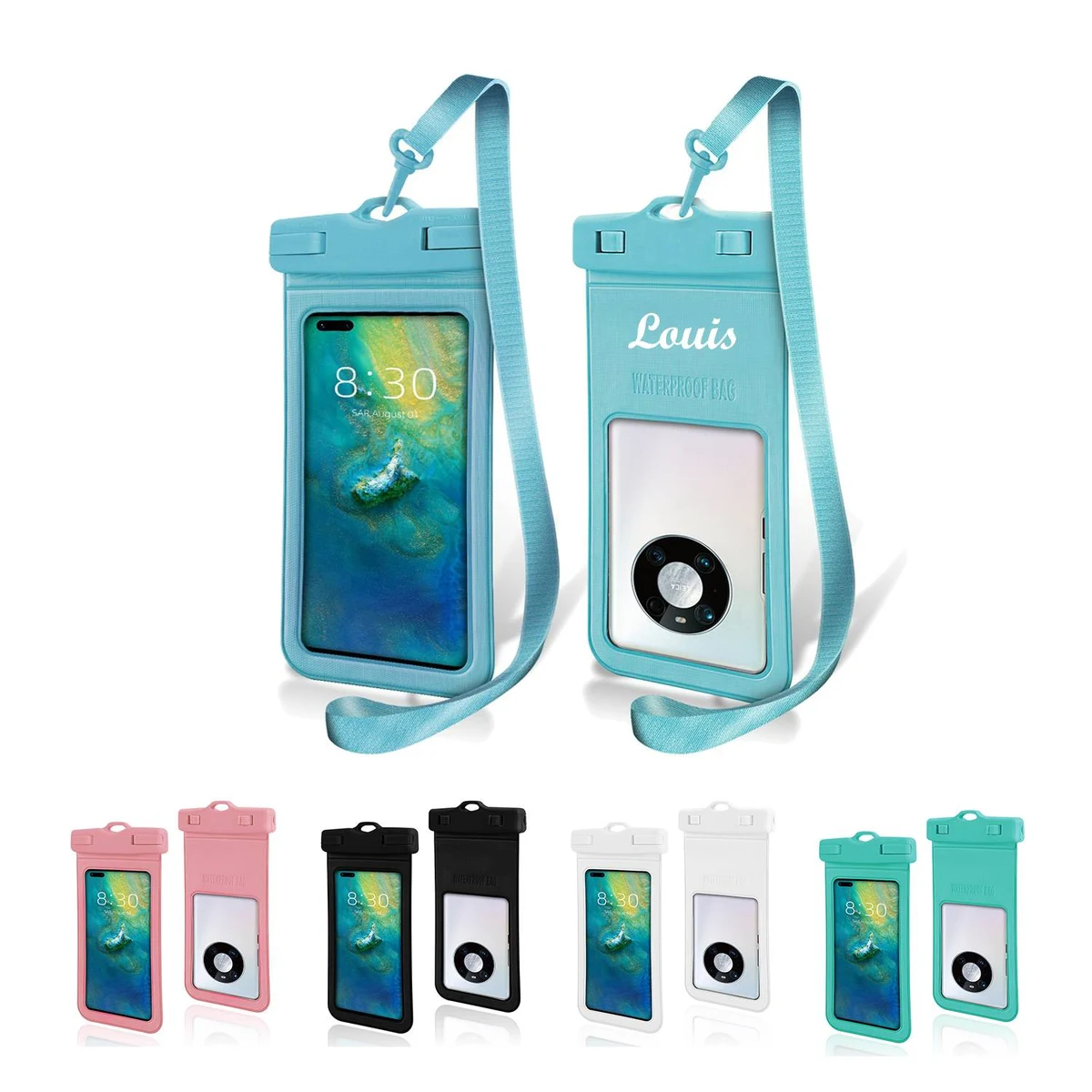 7.2" Diving Touch Screen Pouch Neck Rope Cell Bag 1