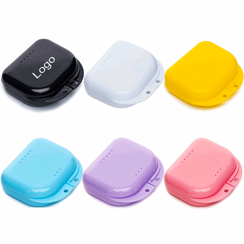 Dental Tray Denture Container With Vent Holes Teeth Orthodon