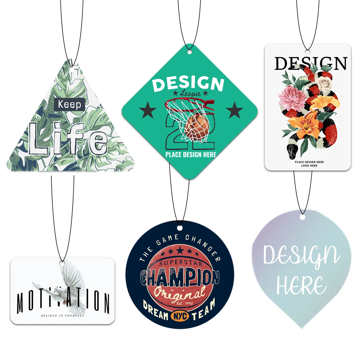 28 Mold Choices Custom Scented Tags 1