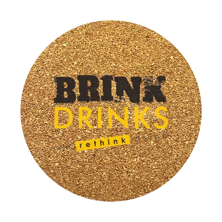 Vineyards Cork Coaster-Round 1