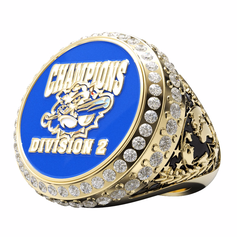 Custom World Class Ring w/ Custom Top & Stock Sides