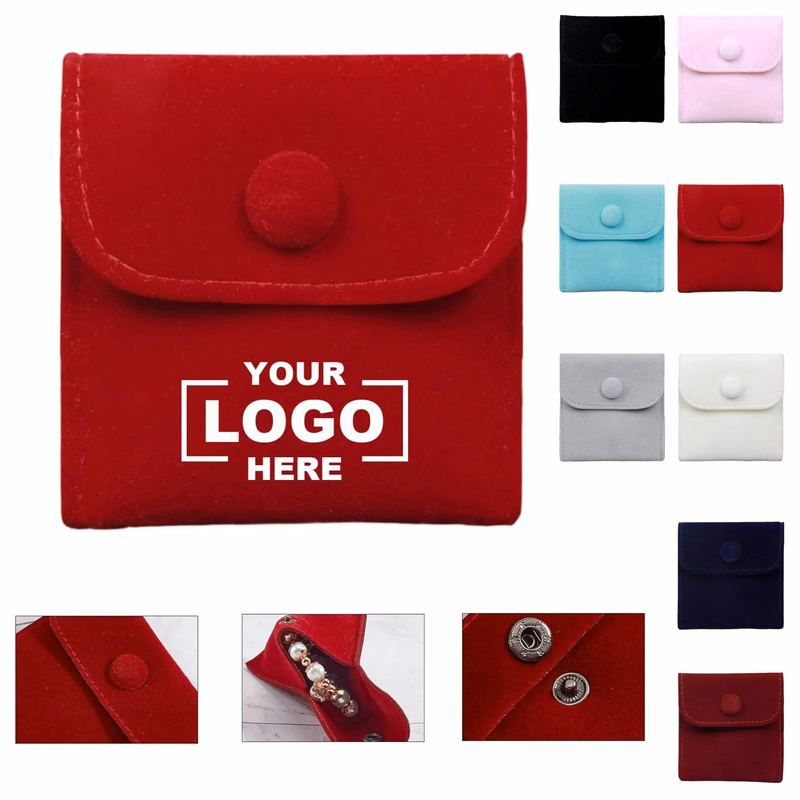 Velvet Portable Jewelry Small Item Storage Bag