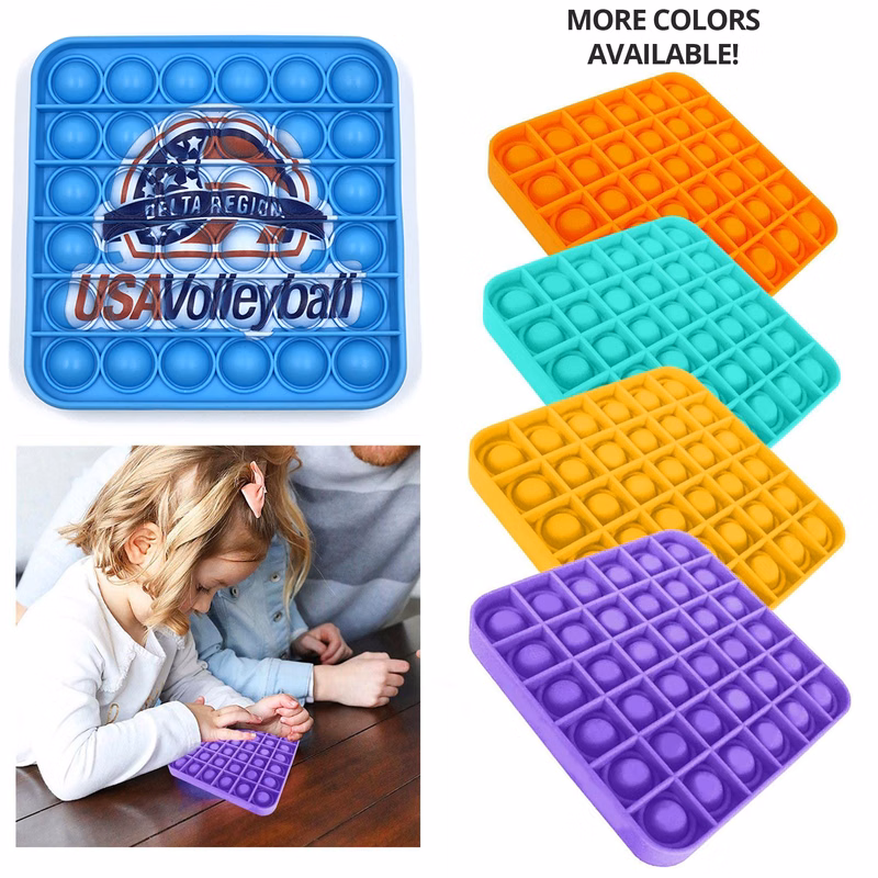 Pop It Fidget Toy - Square Full color