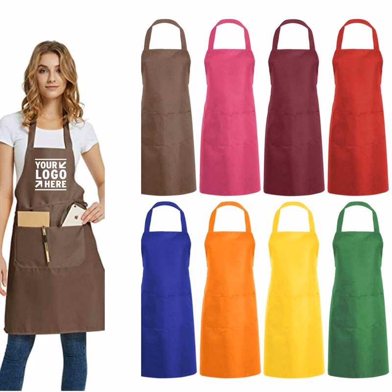 Solid Color Polyester Apron