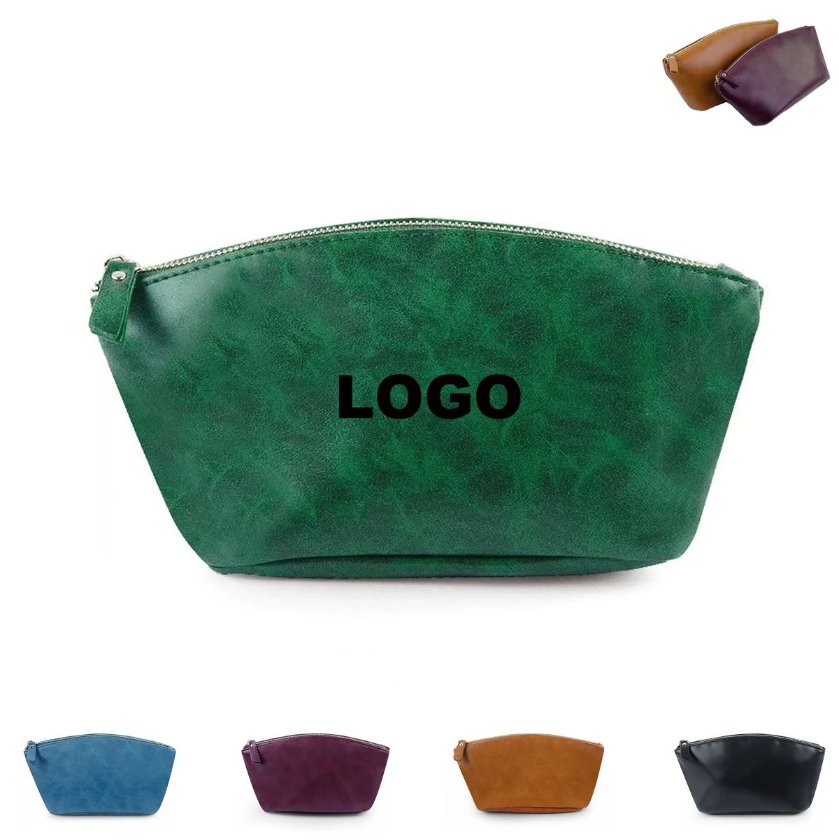 PU Leather Retro Cosmetic Bag 1