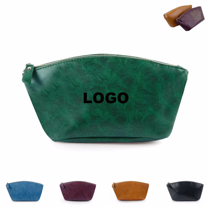 PU Leather Retro Cosmetic Bag