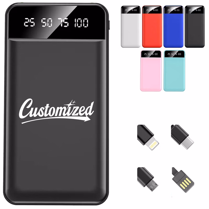 Portable Power Bank with Digital LED Display Dual USB Output