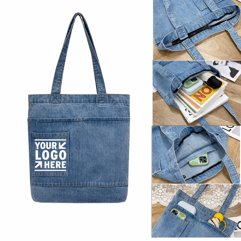 Denim Custom Tote Bag
