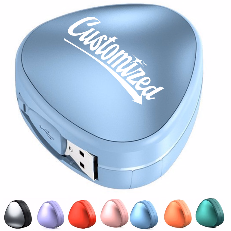 3 in 1 Triangle Retractable USB Charger