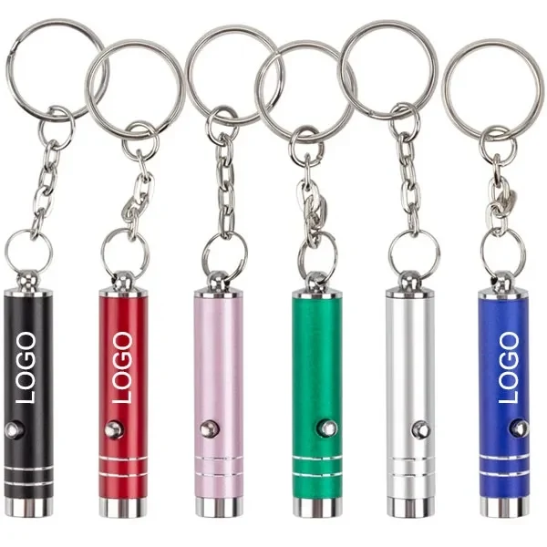 Mini Aluminum UV LED Flashlight Key Chain 1