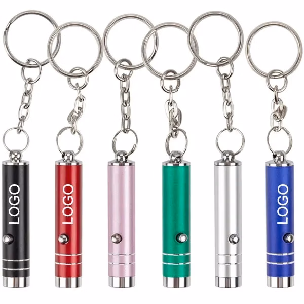 Mini Aluminum UV LED Flashlight Key Chain