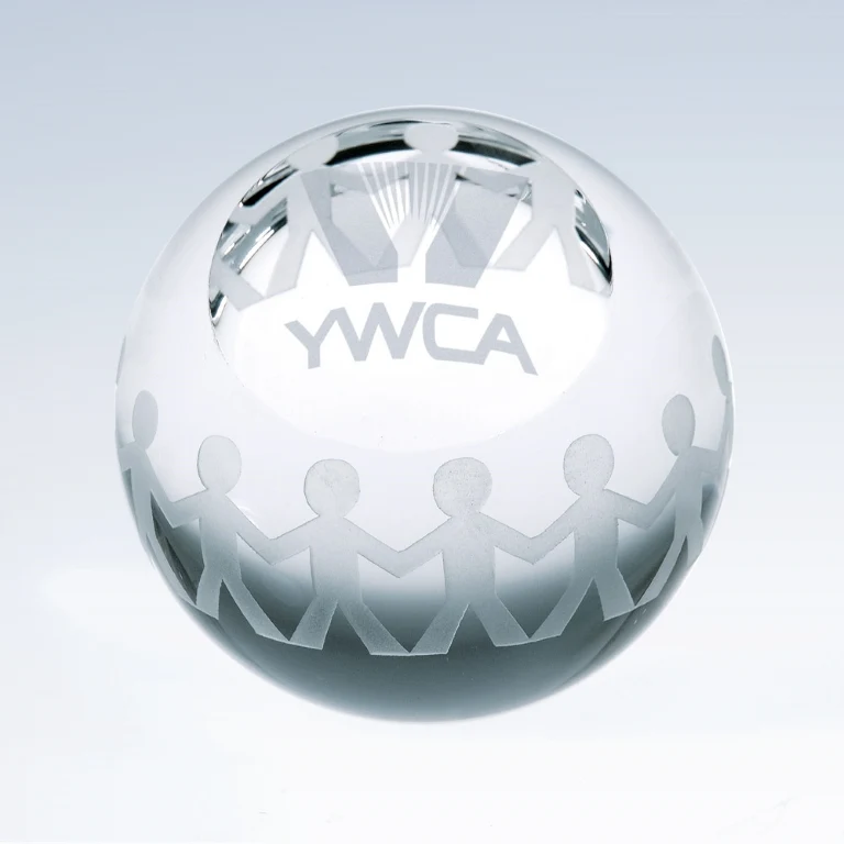 Harmony Globe Optic Crystal Award 1