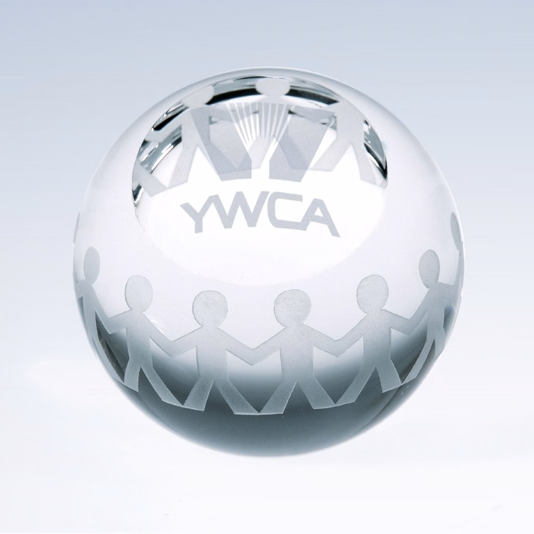 Harmony Globe Optic Crystal Award
