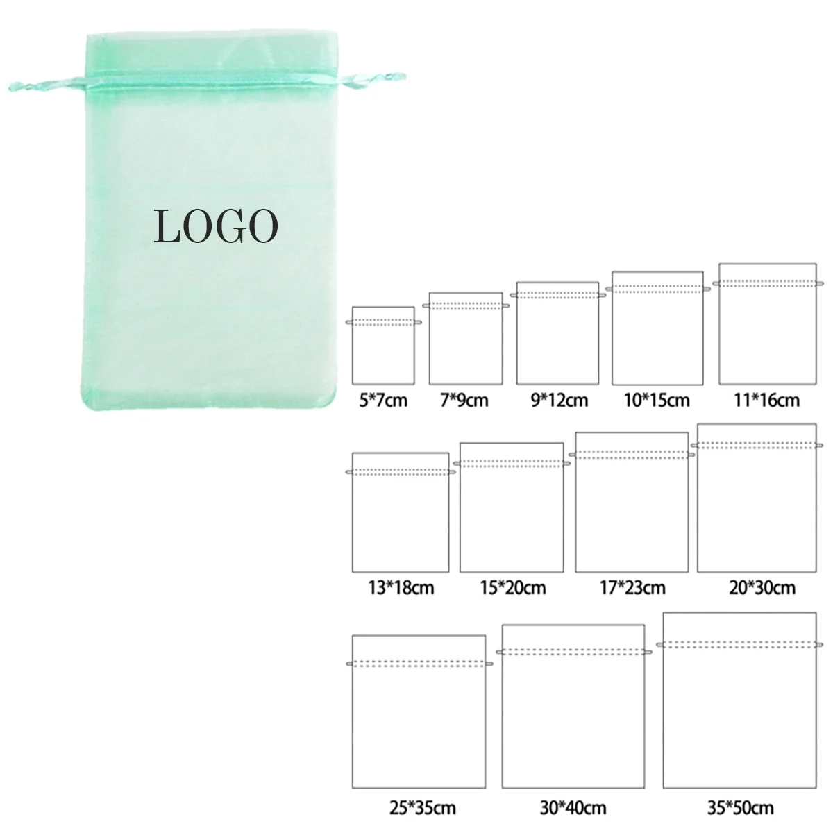 Drawstring Organza Bags Gift Favor Bags 1