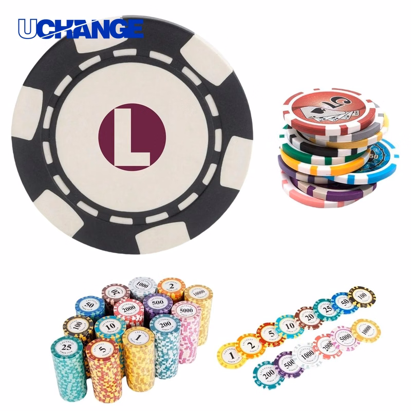 Casino Personal Logo Plastic Poker Chips Set