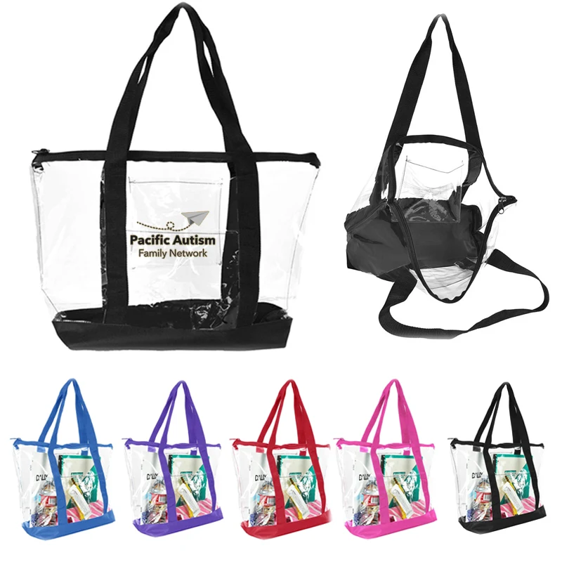 Clear Folding Portable Shoulder Storage Bag 1