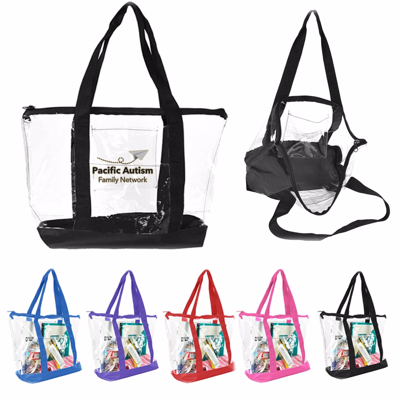 Clear Folding Portable Shoulder Storage Bag