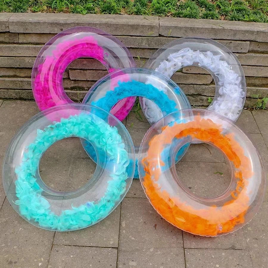 Inflatable Transparent Swimming Ring 1