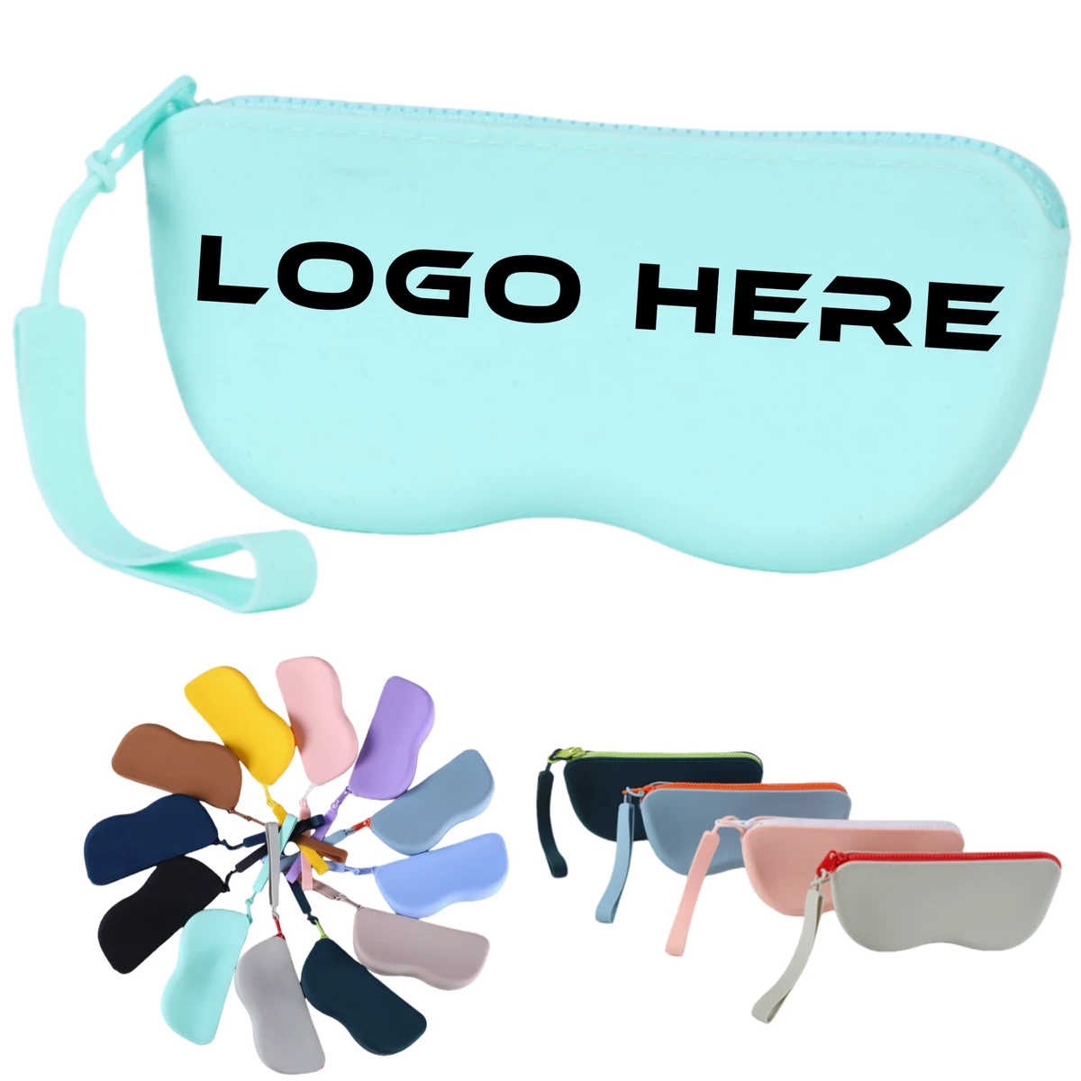 Silicone Zipper Eyeglasses Bag 1
