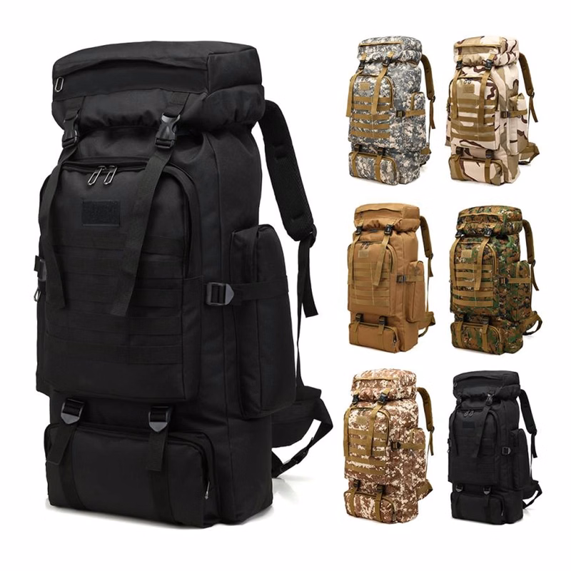80L Outdoor Camping Tactical Backpack
