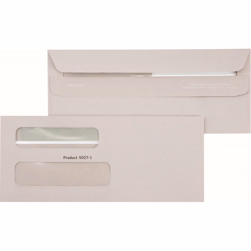 Envelopes, Double Window Self-Seal