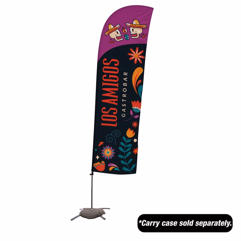 10.5' Value Blade Sail Sign Kit (Single-Sided with Cross Base)