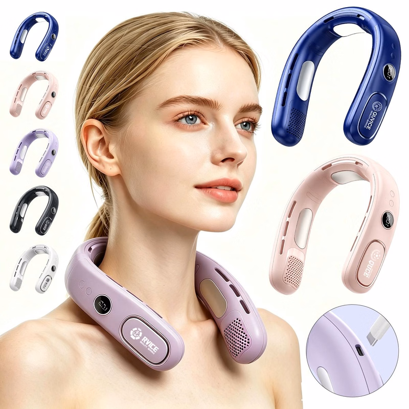 4000mAh Wearable Neck Cooling Blower