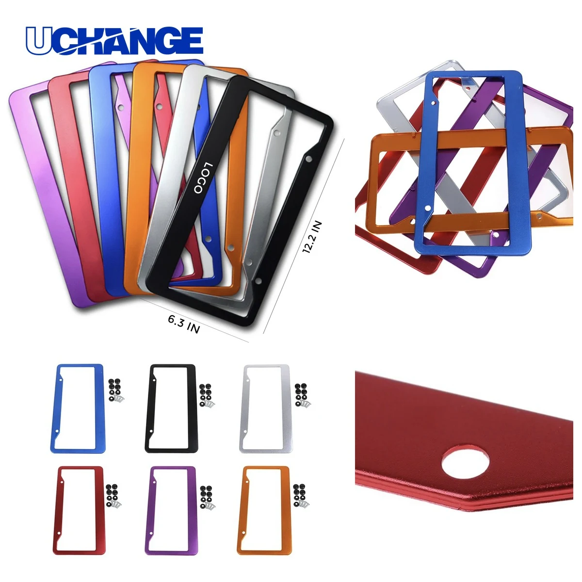 Stylish Metal License Plate Frame 1