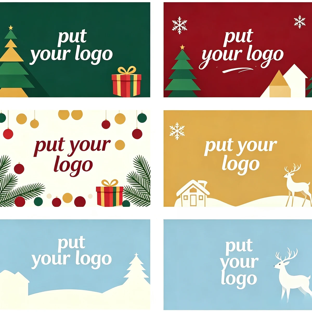 MOQ 10 Christmas Backdrop Set 1
