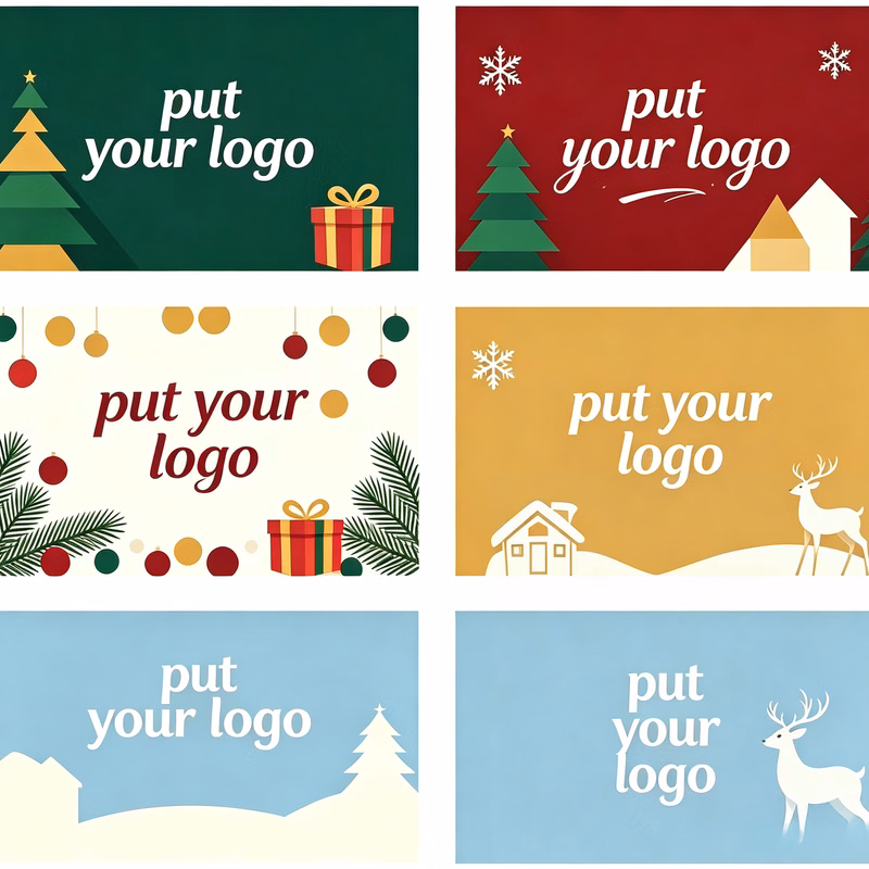 MOQ 10 Christmas Backdrop Set
